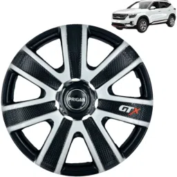 GTX Black Silver 16 Inch For Seltos Wheel Cover For KIA Universal For Car-image-47