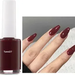 tanvi27 Quick Drying Long-Lasting Maroon Nail Polish maroon-picture-3