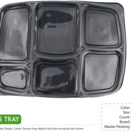 6Pcs Meal Tray White Tray-image-58