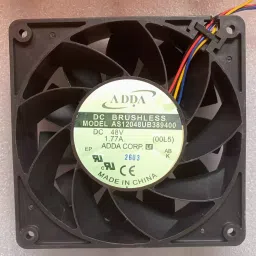 Enormity ADDA AS12048UB389400 Axial Fan 24V-1.77A DC Brushless Air Cooling Fan 12038 4Pin Cooler-image-43