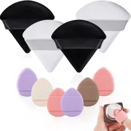 4Pcs Triangle Makeup Puff, 6Pcs Finger Puff, for Beauty Blender Makeup Tool-image-83