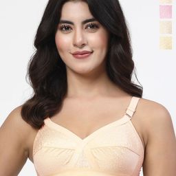 LILY Floral Full Coverage Solid Bra-picture-4