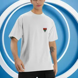R.Code by The Roadster Life Co. Men Typography Printed Applique T-shirt-image-89