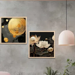 walllane Abastract Wall Art With Frame Home Decor Wall Painting For Living Room Office Bedroom-picture-21