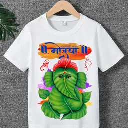 Printcomet Kids Printed Applique T-shirt-picture-30
