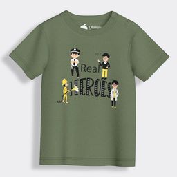 Orange Sugar Kids 2 Printed Applique T-shirt-45
