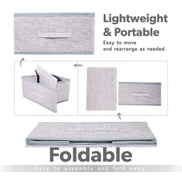 Kuber Industries Grey Set of 3 Regular Drawer Organiser Organisers image 3