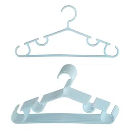 Aura Pack Of 10 Blue Single Tier Bar Hangers-image-90
