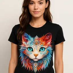 Anikmart Unisex Dri-FIT Graphic Printed Round Neck Cotton T-shirt-picture-40