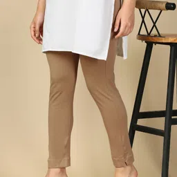 PYNK Women Mid-Rise Ankle-Length Leggings with Pocket-picture-30