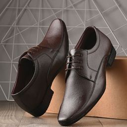 BUCIK Men Textured Formal Derbys-image-93