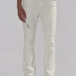 SHOWOFFFF Men Comfort Slim Fit Mid-Rise Highly Distressed Jeans-image-8