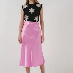 BIGDART A-Line Midi Skirt image 4