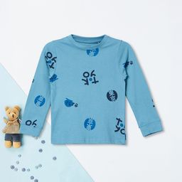 max Boys Typography Printed Round Neck Pure Cotton T-shirt-picture-30