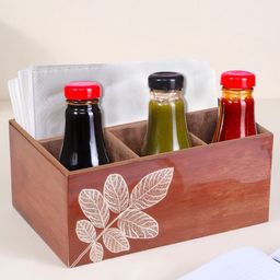 THE HOME CO. Brown Regular Multi-Utility Organiser-23
