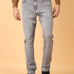 V-Mart Men Cotton Clean Look Light Fade Regular Fit Mid-Rise Stretchable Jeans-picture-22