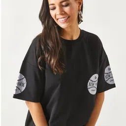 Olalook Women Typography Printed Round Neck T-shirt-picture-25