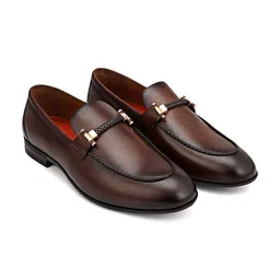 ROSSO BRUNELLO Men Leather Formal Loafers-image-56