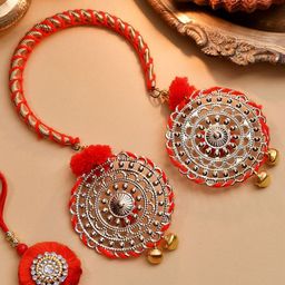 Dore Bhaiya And Bhabhi Rakhi Set-13