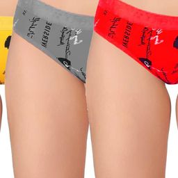 FiveFlag Mid-Rise Cotton Blend Briefs-image-68