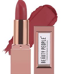 Beauty People Glorified Gold Matte Lipstick With Vitamin E- Beige Turner-29