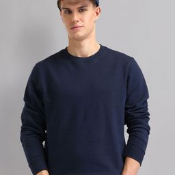 AD By Arvind Men Round Neck  Cotton Sweatshirt-image-1
