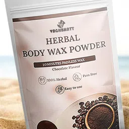 Vaghbhatt Herbal Body Wax Powder for Painless Hair Removal Chocolate Flavour-13