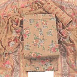ASISA Floral Printed Pure Cotton Unstitched Dress Material-picture-40