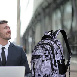 Tinytot Unisex Kids Typography Backpack image 3