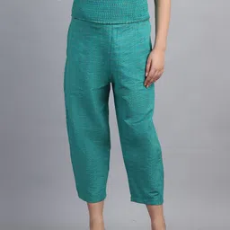 Moms Maternity Women Checked Comfort High-Rise Maternity Joggers Trousers-image-42
