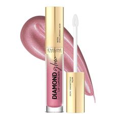 Eveline Cosmetics Diamond Glow Lip Luminizer With Hyaluronic Acid - 4.5 ml - Toffee - 05-57