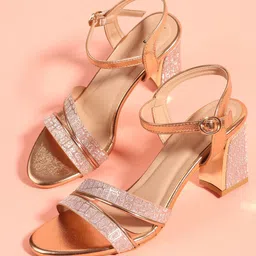 DressBerry Party Block Sandals-51