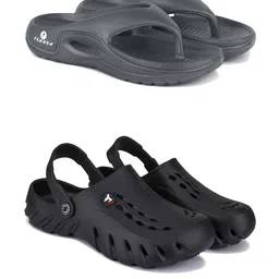 PENNEN Men Set Of 2 Thong Flip-Flops & Clogs-image-6