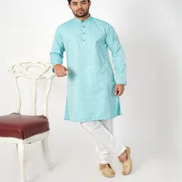 Aadi Shuddh Men Printed Straight Kurta Set-image-58