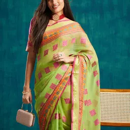 RACHNA Woven Design Dharmavaram Saree-picture-17