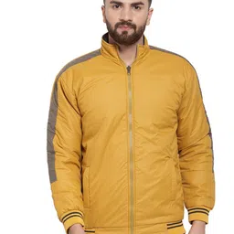 Ben Martin Men Geometric Reversible Quilted Jacket with Patchwork-image-25