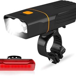 USB Rechargeable 400 Lumen Ultra Bright Bicycle Light Set LED Front Light-image-35