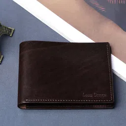 LOUIS STITCH Men Handcrafted Bi Fold Leather Two Fold Wallet-49