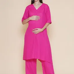 Mine4Nine Women Regular Kurta with Palazzos-image-32