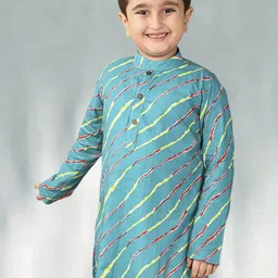 Sangria Boys Lehriya Cotton Straight Kurtas-image-28