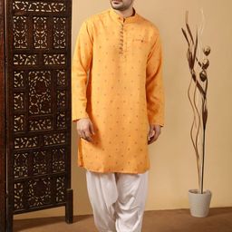 Kuons Avenue Ethnic Motifs Printed Pure Cotton Straight Kurta-image-16