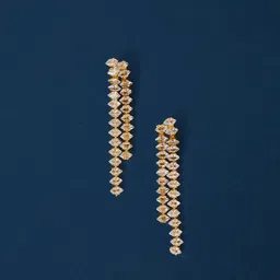 Accessorize Gold-Plated Geometric Drop Earrings-44