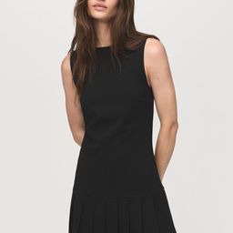MANGO Pleated Drop-Waist Dress-picture-22