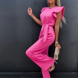 JC Mode Round Neck Basic Jumpsuit-image-87