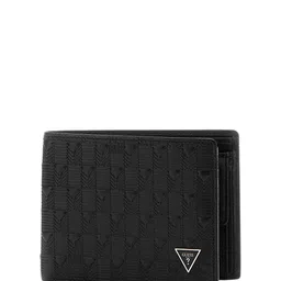 GUESS Men Textured Leather Two Fold Wallet-image-6