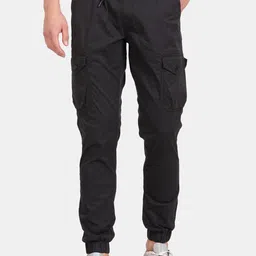 t-base Men Mid-Rise Cargo Joggers-image-66
