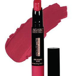 Inshine Absolute Matte No Transfer Lipstick - Mauve Kiss 418-55