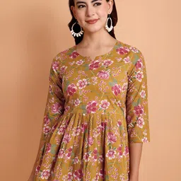 WILL BOTTOM Floral Print Cotton Top-image-98