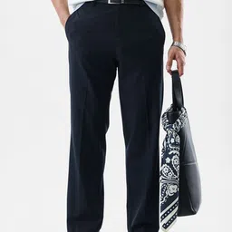 Snitch Men Mid-Rise Regular Fit Trousers-image-37