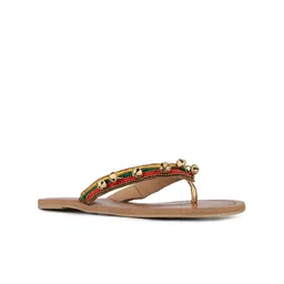 Inc 5 Women Embellished Open Toe Flats-19